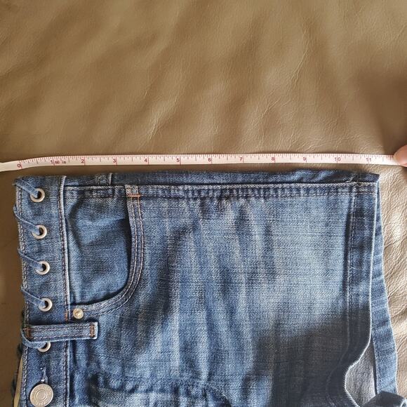 Abercrombie & Fitch High Rise Short Lace Detail w/ Grommets Women's Size 2 - Picture 12 of 16